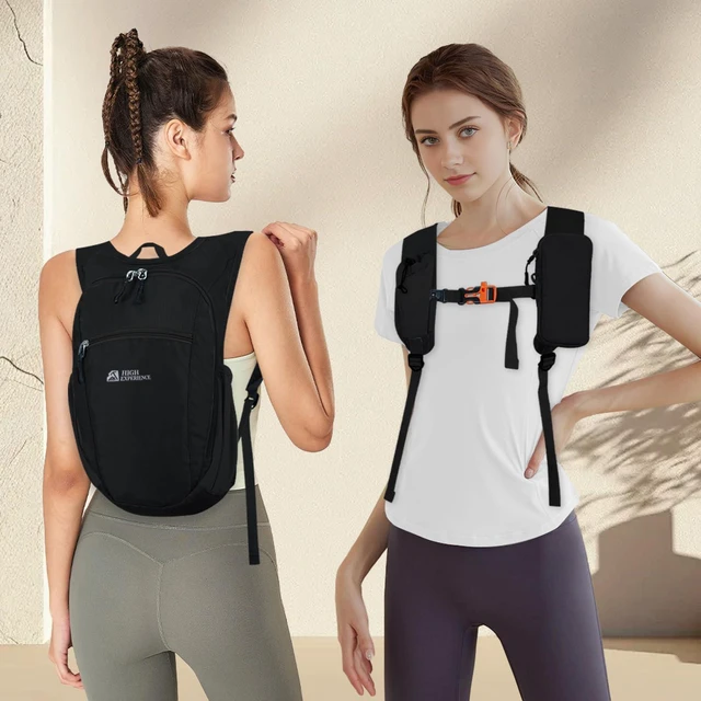 Alt view image 2 of 6 - Small Hiking Backpack Packable Lightweight for Women Men | 10L/15L, Hiking Daypack, Foldable, Water Resistan, Ultralight, with Phone Pocket, Travel, Outdoor, Walking