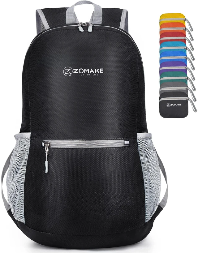 Main image of Ultra Lightweight Hiking Backpack 20L, Packable Small Backpacks Water Resistant Daypack for Women Men(Black)