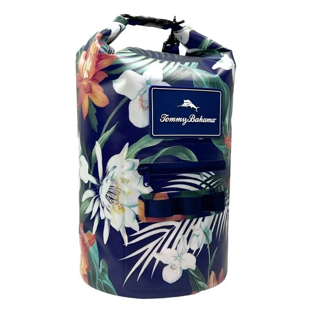 Alt view image 3 of 6 - 20L Waterproof Dry Bag, Roll-Top (Dark Floral)