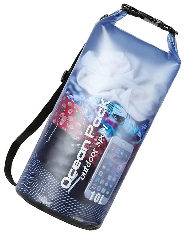 Main image of Floating Waterproof Dry Bag for Women Men,10L/20L Roll Top Lightweight Waterproof Dry Storage Bag Backpack For Watersports,Travel,Swimming,Boating,Kayaking,Camping and Beach (Blue, 10L)