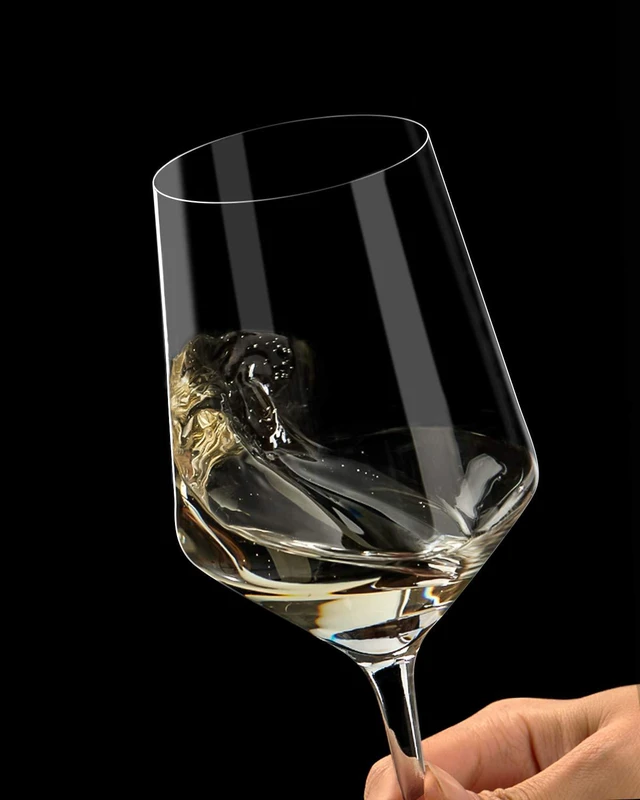 Alt view image 2 of 7 - Wine Glasses Set, Crystal Red Hand Blown Wine Glass, Set of 2, 15 oz | Long Stem, Thin Rim, Premium, Perfect for Red or White, Daily Use, Unique Wedding Anniversary or Birthday Gift