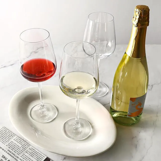 Alt view image 7 of 7 - 15oz Wine Glasses Set of 8, Thickened Stemmed Glasses for Red/White Wine, Heavy Base Clear Red Wine Glasses for Everyday, Wine Lovers, Parties, Gifts, Dishwasher Safe, 460ml, 8 Piece Set