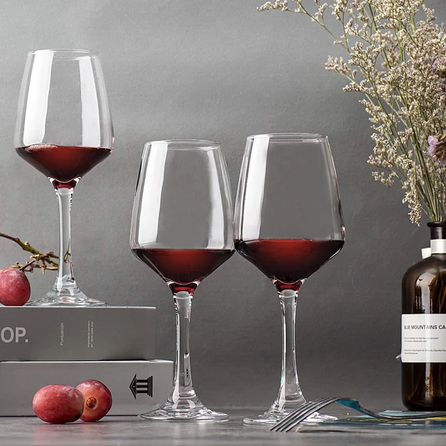 Alt view image 6 of 6 - Wine Glasses Set of 8, 12oz, Lead-free, Clear, Durable Glassware