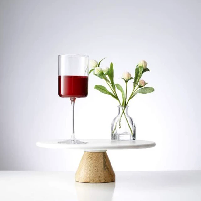 Alt view image 4 of 7 - Claire 14oz Red Wine Glass Set, Large Wine Glasses Set of 2, Elegant Crystal Wide Rim Stemware, Modern Glasses with Stem, Made in Europe Stemmed Glassware for Unique Gifts