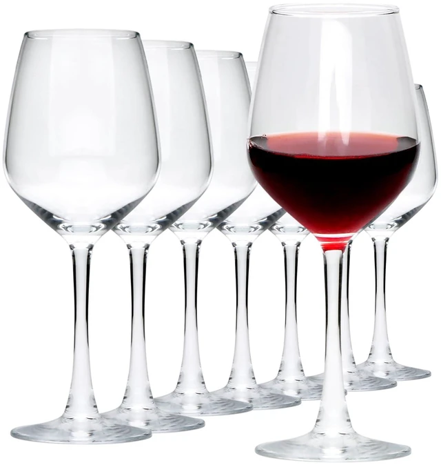 Main image of Wine Glasses Set of 8,12 oz Wine Glasses,for Red or White Wine | High-end Banquet,Wedding,Gift Goblets,Party,Bar,Anniversary,Housewarming