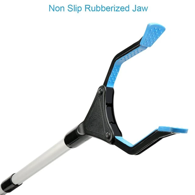 Alt view image 5 of 6 - Grabber Reacher Tool, 32" Grabbers for Elderly, Lightweight Extra Long Handy Trash Claw Grabber, Mobility Aid Reaching Assist Tool for Trash Pick Up, Nabber, Litter Picker, Arm Extension (Blue)