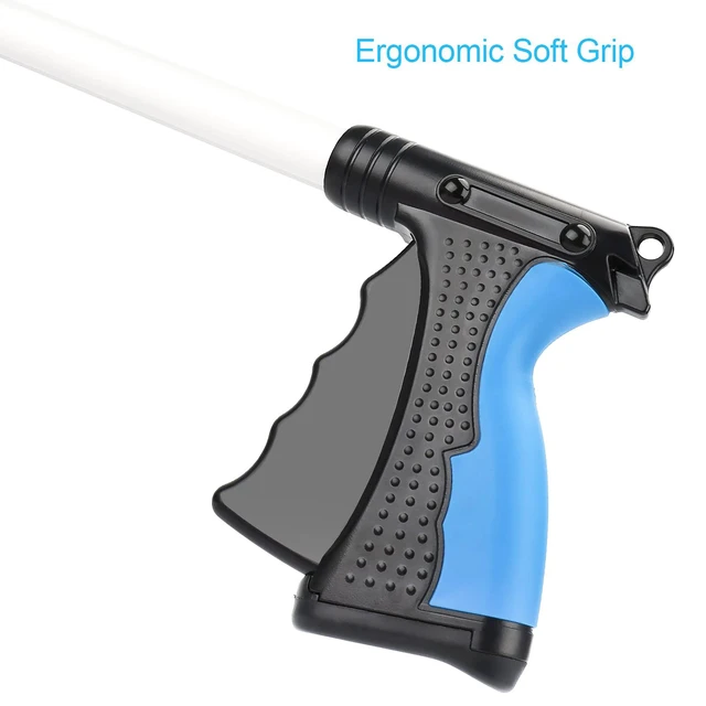 Alt view image 4 of 6 - Grabber Reacher Tool, 32" Grabbers for Elderly, Lightweight Extra Long Handy Trash Claw Grabber, Mobility Aid Reaching Assist Tool for Trash Pick Up, Nabber, Litter Picker, Arm Extension (Blue)