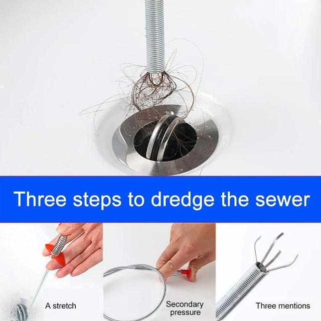 Alt view image 6 of 7 - Plumbing Grabber, Sink Grabber, Flexible Grabber Claw Pick Up Reacher Tool with 4 Claws, Bendable Hose Pickup Reaching Tool for Litter Pick, Home Sink, Drains, Toilet (24 Inches)