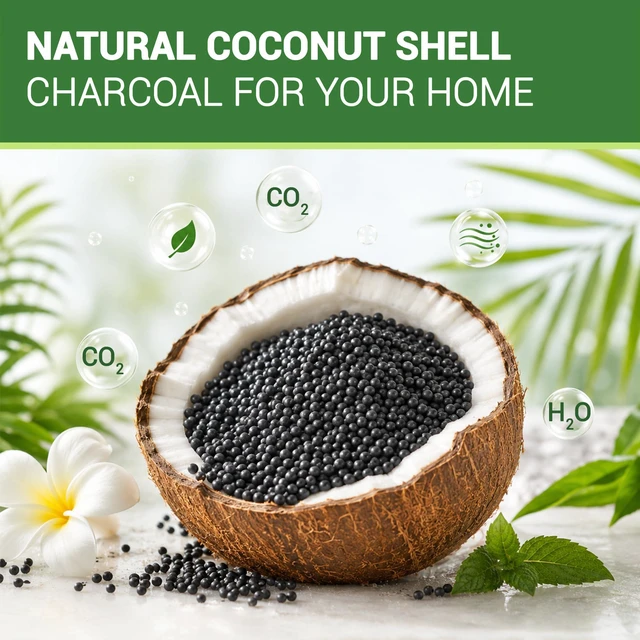Alt view image 3 of 7 - Fridge Freezer Deodorizer Activated Charcoal Odor Absorber 10 Pack | Natural activated carbon air purifier, reusable unscented smell remover for kitchen, pantry, cooler and car
