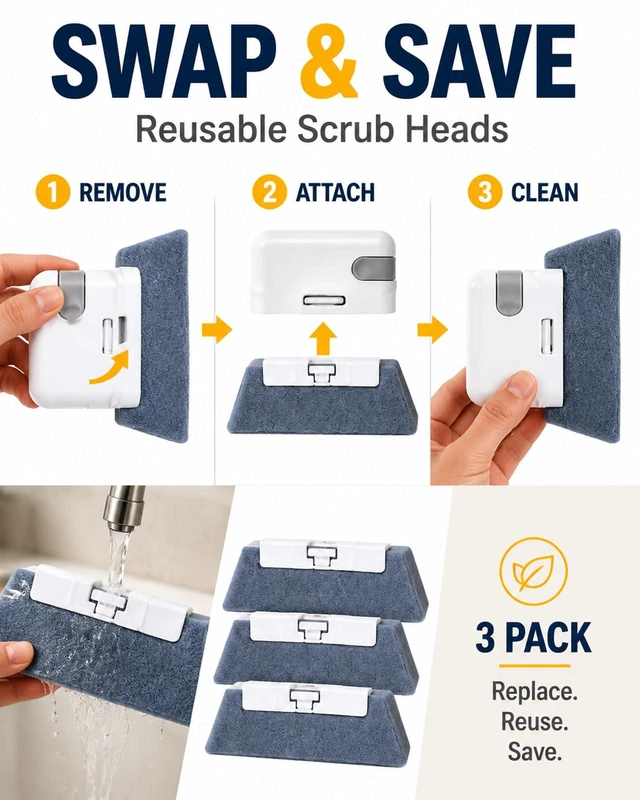 Alt view image 5 of 7 - Window Track Cleaner, 14 PCS Crevice Cleaning Brush Kit | For Window Groove, Blinds, Vents, Baseboard, Grout and Shower Door Track Cleaning