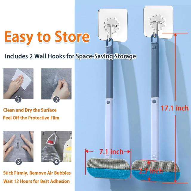 Alt view image 7 of 7 - Window Screen Cleaning Brush, Window Screen Cleaner, Screen Cleaner Tool | Wet and dry dual-use with spray bottle, microfiber cloth and crevice brush for window screens, tracks, glass and mirrors