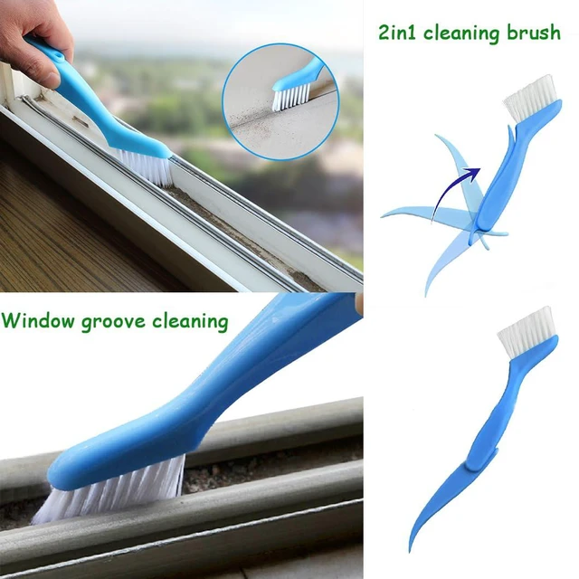 Alt view image 2 of 7 - 12Pcs Small Crevice Gap Cleaning Brushes, Groove Detail Brush Cleaner Tools | Ideal for door window tracks, grooves, corners, bathroom, kitchen, faucets, sinks and keyboards deep crevice cleaning