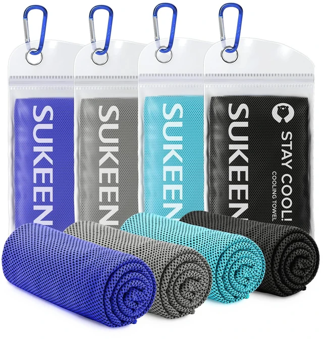 Main image of Cooling Towels for Neck and Face (40"x12"), Cooling Wraps for Sports | Lightweight,Mesh Microfiber,Soft,Breathable,Multi Use in Hot Weather for Sport Fans,Athletes,Travers,Outdoor Workers,Pets