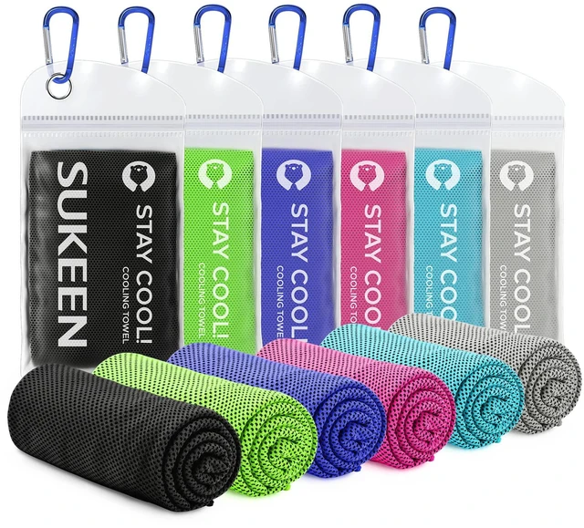 Main image of Cooling Towels(40"x12") for Neck & Head, Soft Breathable Chilly Towel for Yoga, Golf, Gym, Camping, Running, Workout & More Activities