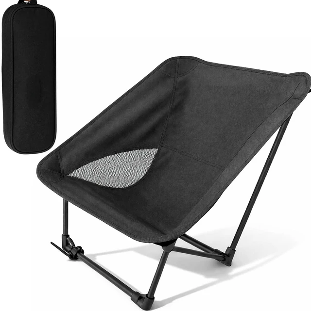 Main image of Portable Camping Chair for Young Adults and Teens, Holds 220 LB, Lightweight & Compact Foldable Camp Chair for Backpacking Travel, Outdoor Folding Chair for Sports, Fishing, Lawn & Concert