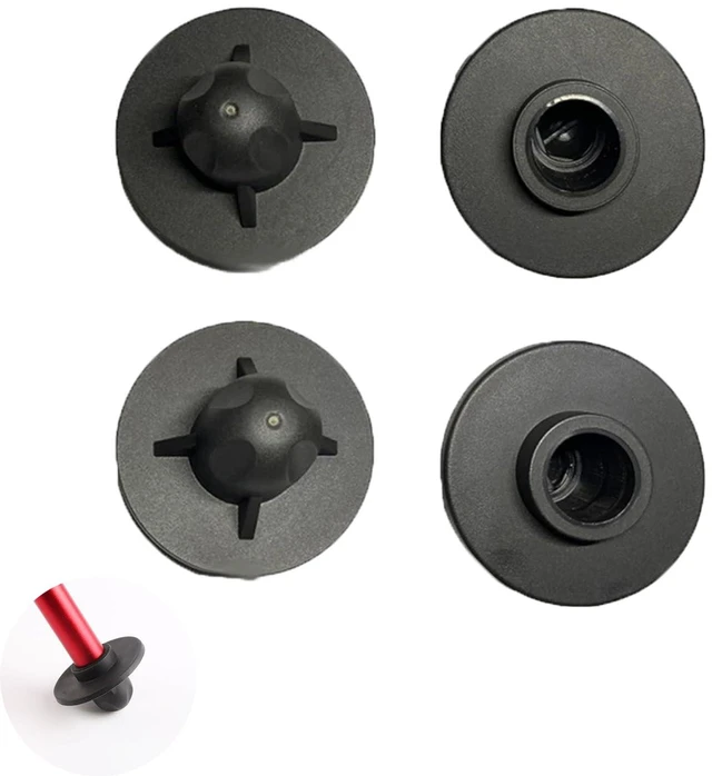Main image of 4 Pack Camping Chair Feet Replacement Cap Covers Anti-Sinking Tips for Ultralight High Back Folding Camping Chairs Moon Chair Upgraded Frame Leg Tube 15mm/0.59"