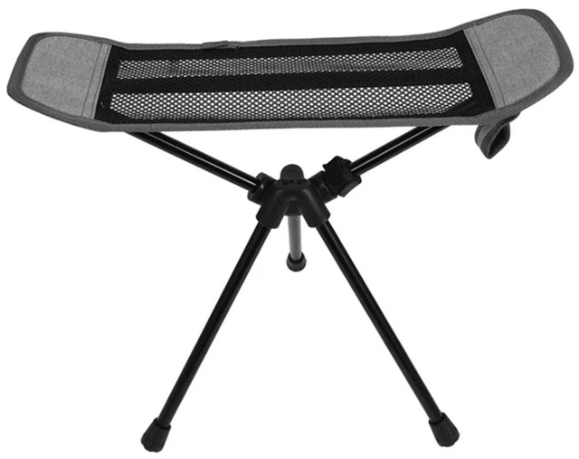 Main image of Folding Camping Chair Footrest, Aluminum Alloy and Oxford Nylon Mesh, 17.72 x 15.75 in Portable Leg Rest for Outdoor Chairs