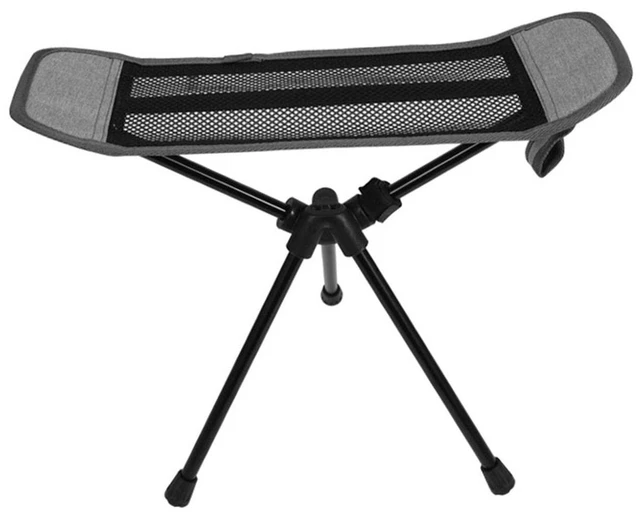 Alt view image 7 of 7 - Folding Camping Chair Footrest, Aluminum Alloy and Oxford Nylon Mesh, 17.72 x 15.75 in Portable Leg Rest for Outdoor Chairs