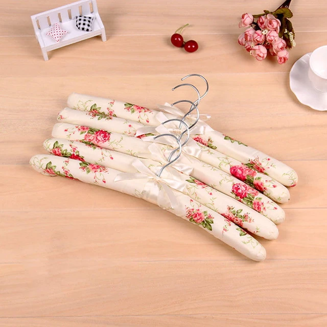 Alt view image 7 of 7 - Padded Hangers for Clothes Satin Hanger Clothes Hanger | Satin Padded Hangers,Padded Hangers for Women Sweaters,Satin Hangers Padded,Padded Clothes Hangers for Women,Sweater Hangers