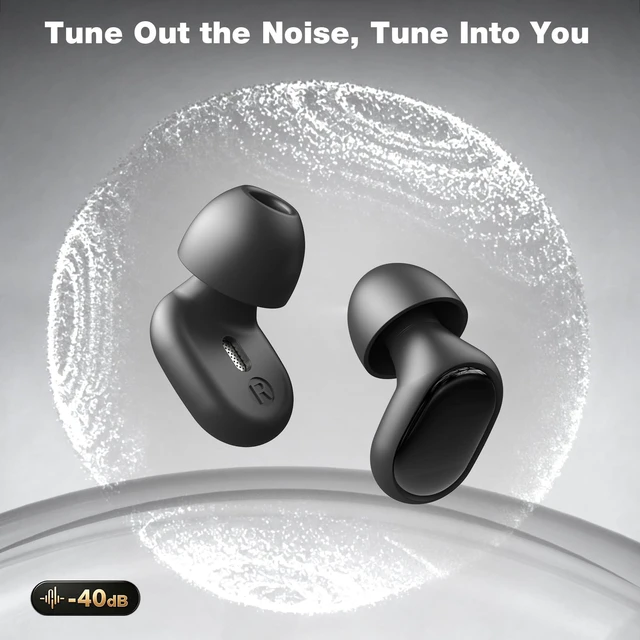 Alt view image 4 of 7 - Noise Cancelling Ear Plugs - Ultimate Hearing Protection | 40dB SNR noise reduction, ultra-comfy & custom fit, reusable silicone ear plugs for sleep, focus, travel & noise sensitivity