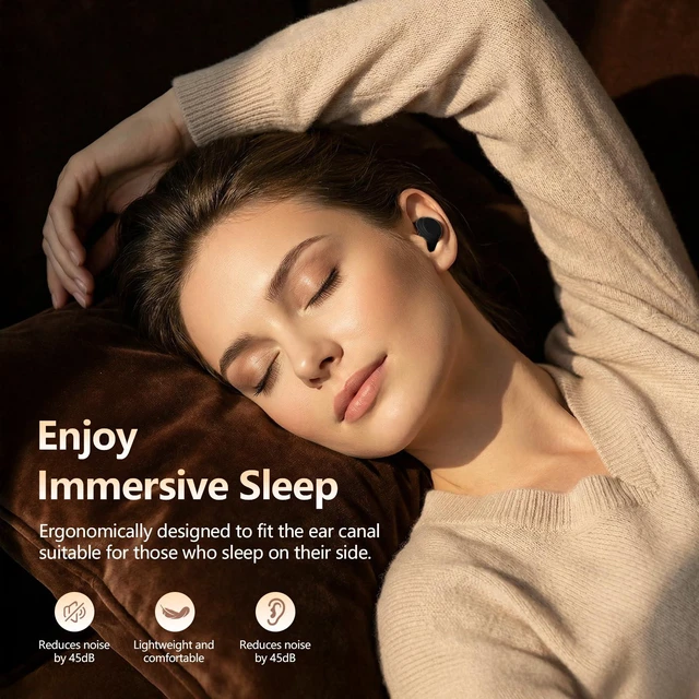 Alt view image 5 of 7 - Ear Plugs for Sleeping, 36dB Noise Canceling, Concerts Ear Plugs for Noise Reduction, Soft and Reusable, Available in 3 Sizes (S/M/L), Sleeping Ear Plugs for Concerts, Work, Travel, Snoring, Studying