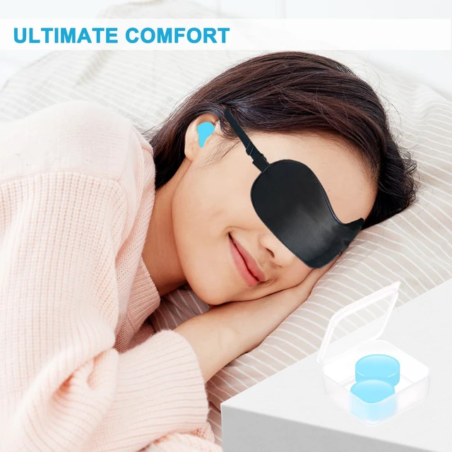 Alt view image 2 of 7 - Ear Plugs for Sleeping, 16 Moldable Noise Cancelling Silicone Earplugs for Swimming, Snoring, Sleep and Studying, Blue