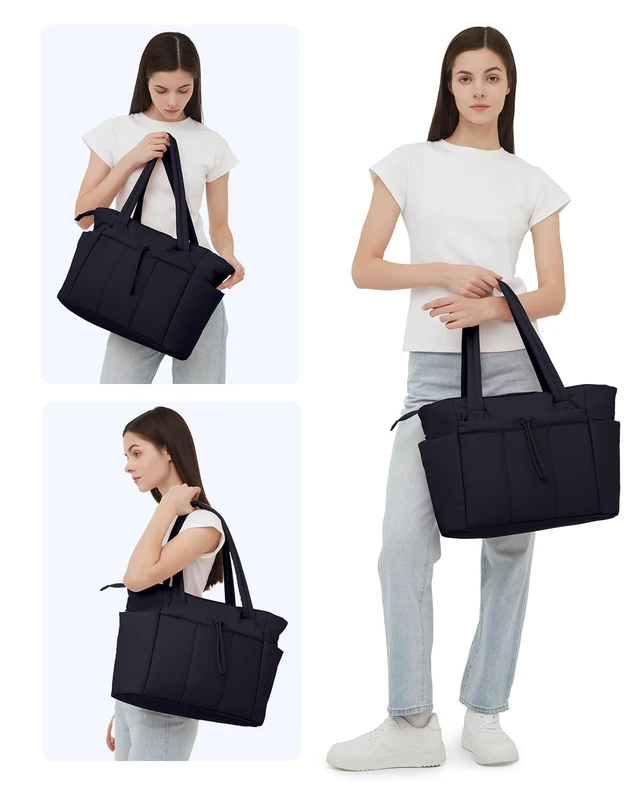 Alt view image 2 of 7 - Tote Bag for Women, Puffy Handbags for Work, Travel, Nurse Please proceed with the investigation using this title value.