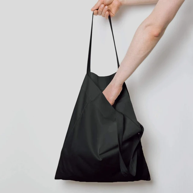 Alt view image 2 of 4 - 5 Pack 15'' X 16'' Black Cotton Tote Bags, Lightweight Blank Bulk Cloth bags with 1pc of PTFE Teflon Sheet