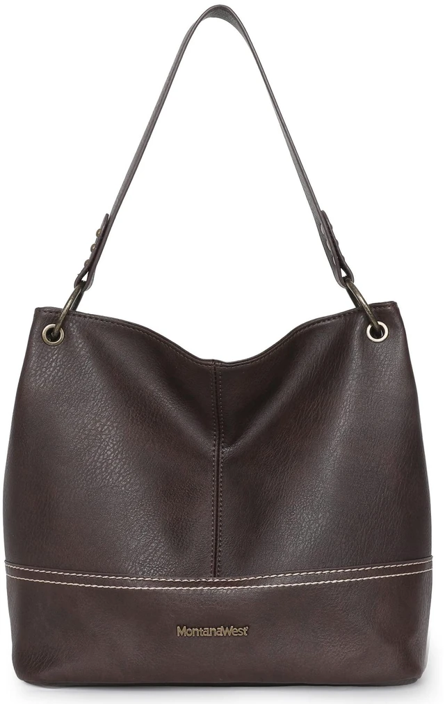 Main image of Purses for Women Hobo Bags Slouchy Shoulder Bag Tote Handbags MWC-HB-047-CFStylish for Everyday Use, Zip-top Closure, Back Anti-theft Pocket, 3 Inner Pockets, Comfortable Wide Strap for Dating Errands