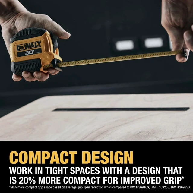 Alt view image 4 of 7 - Atomic Compact Series 30 ft. Tape Measure (DWHT38130S)