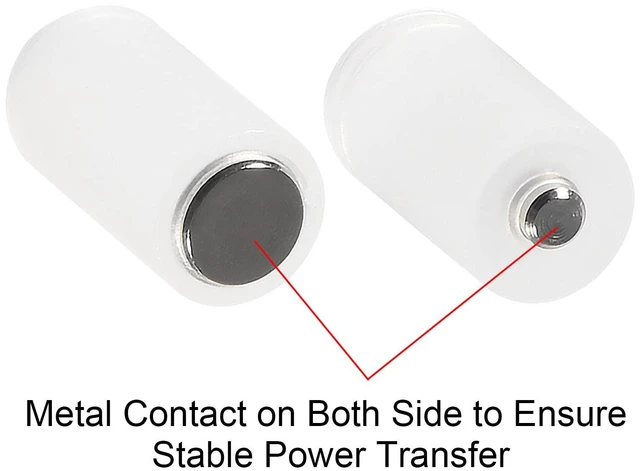 Alt view image 3 of 5 - 10pcs AAA to AA Battery Adapter AAA to AA Battery Converter Holder Battery Adapter Converter for AAA to AA Battery Clear Color