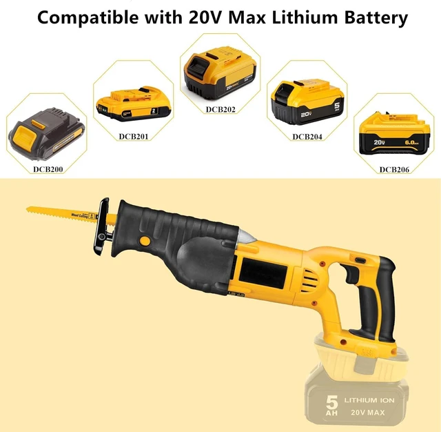 Alt view image 4 of 7 - 2 Pack DCA1820 Adapter Compatible with 18v to 20v Adapter, Compatible with 20V Max Battery DCB203 to 18V XRP NiCad NiMh Battery DC9096