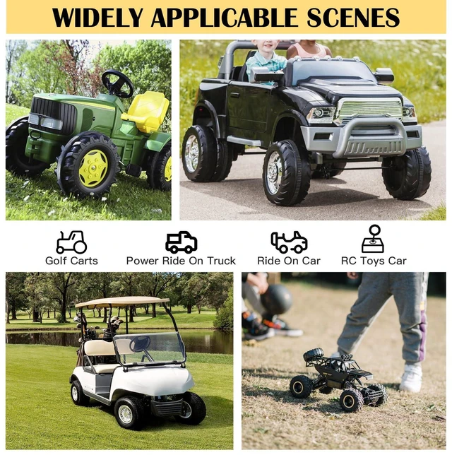Alt view image 3 of 7 - 2 Packs for Power Wheel Adapter Compatible with Dewalt 20V Battery, Power Conversion Kit for Ride On Toy Car & DIY Power Projects, Battery Connector with Switch & Fuse, 12AWG Wire, Wire Terminal