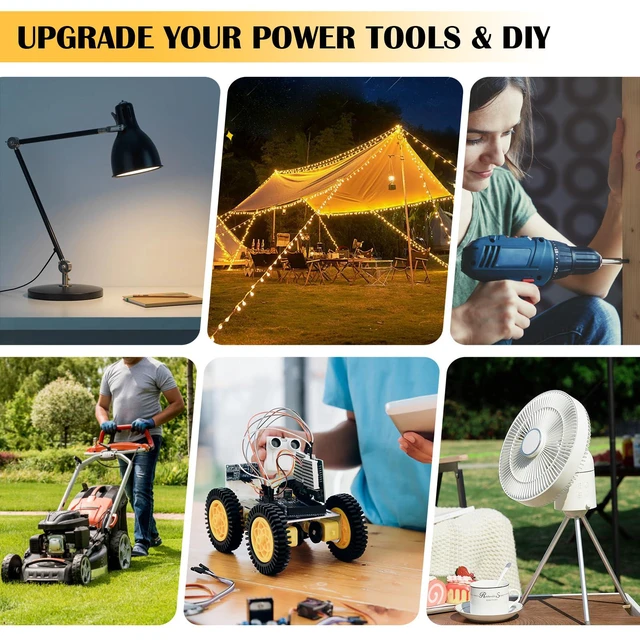 Alt view image 5 of 7 - 20V to 12V Step Down Converter for Dewalt 20V Battery, 240W DC Battery Conversion Kit for Power Wheel Adapter, Ride On Toy Car, DIY Projects, Voltage Regulator with Switch & Over-Discharge Protection