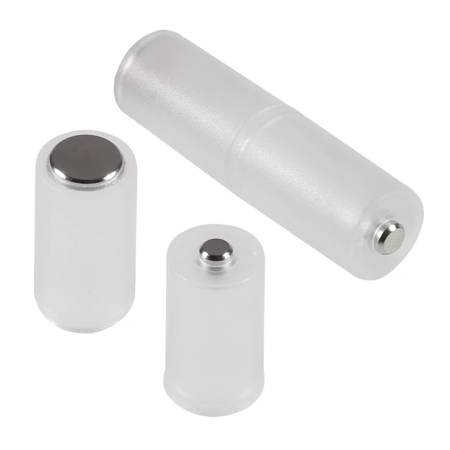 Alt view image 4 of 6 - 10pcs AAA to AA Converter AAA to AA Battery Adapter AAA to AA Battery Converter Holder AAA to AA Adapter for AAA to AA Battery