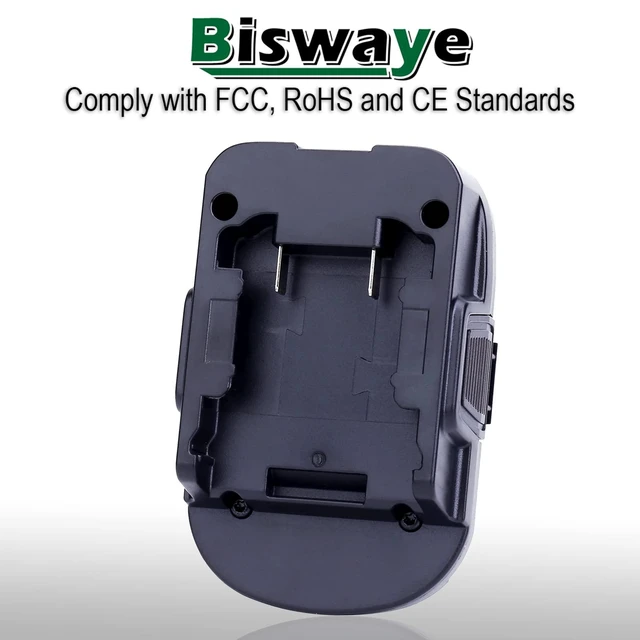 Alt view image 7 of 7 - DM18RL Battery Adapter Compatible with Ryobi 18V One+ Tools | Adapter Compatible with De-Walt 20V MAX & Compatible with Mil-waukee 18V Batteries to Replacement for Ryobi 18V ONE+ Battery