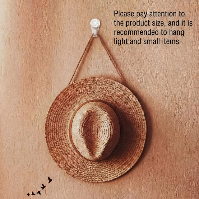 Alt view image 5 of 7 - 50 Pcs Hardwall Hanger Hooks, Invisible Nail Non-Mark Wall Hangers | Concrete Wall Use, Non-trace Kit, Photos Small Frames Hats Keys, Plastic Material, Not for Heavy Large Items