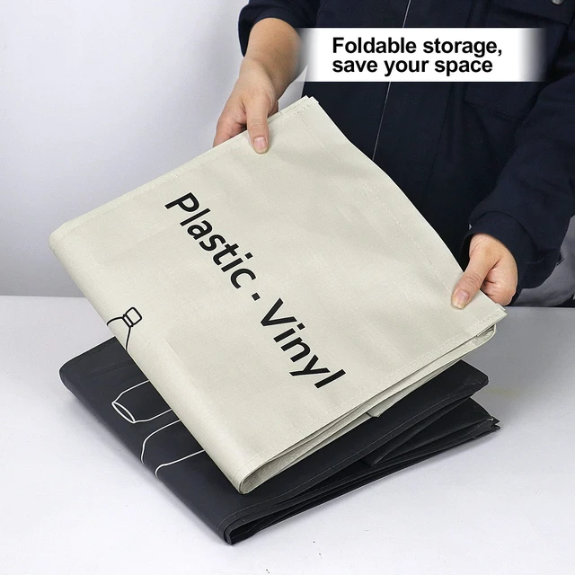 Alt view image 5 of 7 - Recycling Bin, Separate Large Recycle Bins for Kitchen - Indoor Home Trash Bin, Recyclable Waste Trash Sorting Organizer, Durable, Washable, Affordable Recycle Bags, 2 Pack