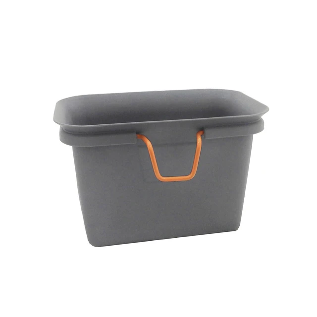 Alt view image 4 of 5 - Counter Catcher Compost Bin, Fits in Freezers, Slate | A hanging countertop bin that collects fruit & veggie scraps and fits right in your freezer.