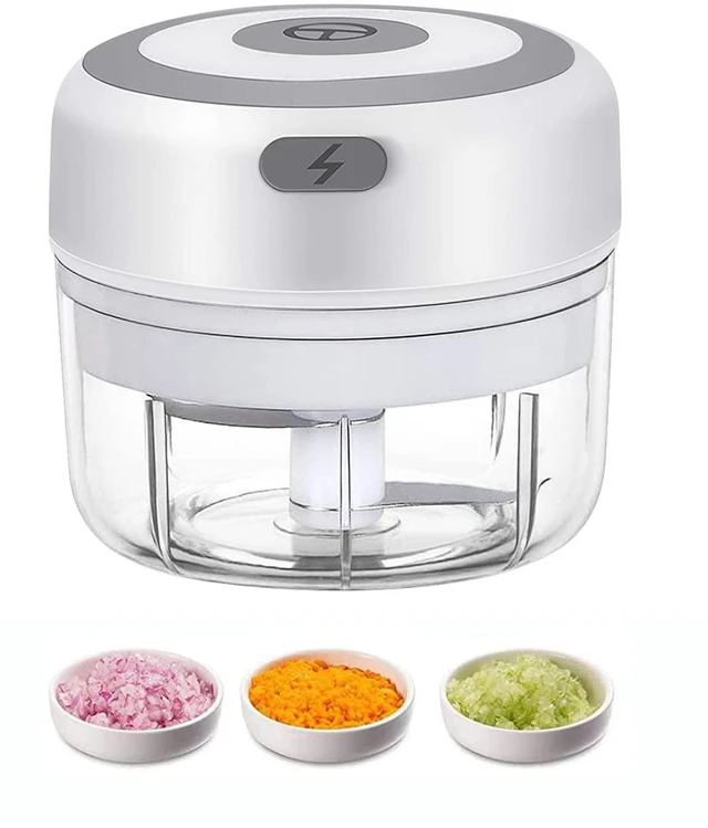 Main image of Electric Mini Garlic Chopper, 100ML Food Chopper Garlic Mincer USB | Vegetable Chopper, Onion Chopper, Portable Small Food Processor for Garlic, Ginger, Chili, Vegetables