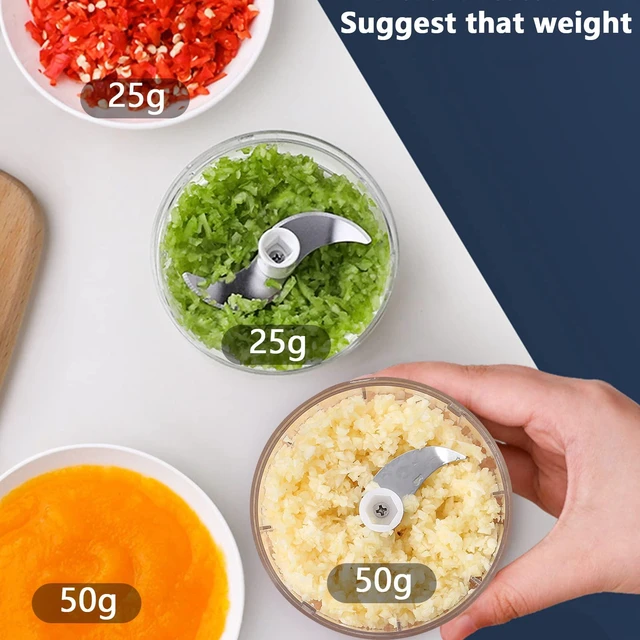 Alt view image 6 of 7 - Electric Mini Garlic Chopper, 100ML Food Chopper Garlic Mincer USB | Vegetable Chopper, Onion Chopper, Portable Small Food Processor for Garlic, Ginger, Chili, Vegetables