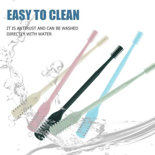 Alt view image 6 of 7 - 10PCS Nose Hair Trimmer for Women Men | Double-Sided Nose Trimmer Women, Manual 2-in-1 Nasal Hair Cutter Portable 360° Rotating, Colorful