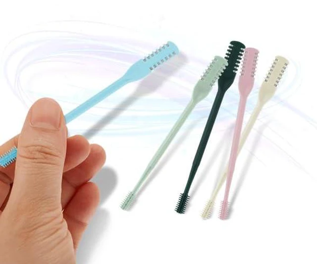 Alt view image 7 of 7 - 10PCS Nose Hair Trimmer for Women Men | Double-Sided Nose Trimmer Women, Manual 2-in-1 Nasal Hair Cutter Portable 360° Rotating, Colorful