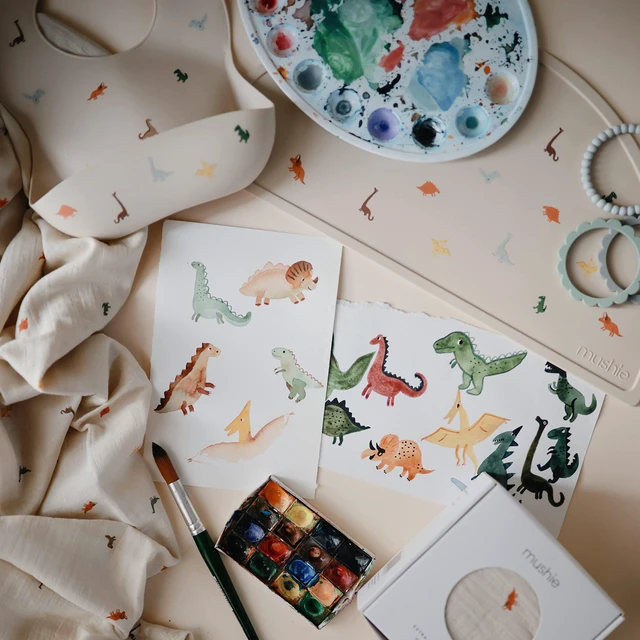 Alt view image 2 of 7 - Silicone Placemat for Kids | BPA-Free Non-Slip Design (Dinosaurs)