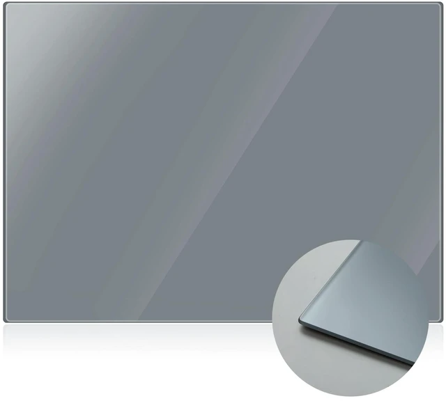 Main image of 1 Pcs Tempered Glass Palette for Oil Painting, 12 X 16 Inches Grey | Keeps Wet Paint Fresh, Scratch Resistant, Easy Clean, Neutral Backdrop for DIY Color Mixing, Artist Supplies