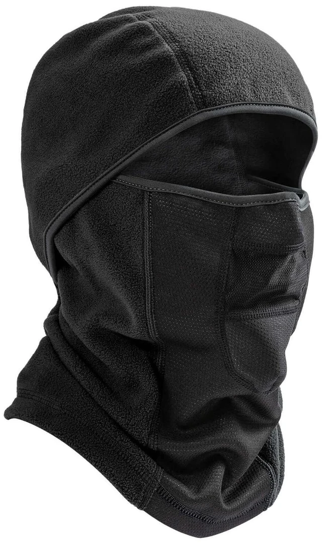 Main image of Mens Balaclava Winter Ski Face Mask Breathable Windproof Thermal for Motorcycle Riding Cycling in Cold Weather Black