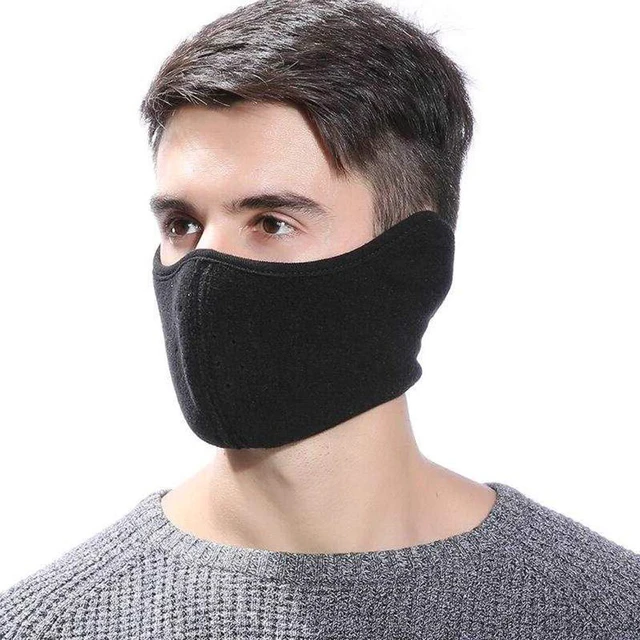 Main image of Winter Windproof Face Mask, Warm Fleece Breathable Dust Mask | Stay warm with soft polar fleece, breathable airflow, adjustable fit, and windproof protection for winter outdoor activities