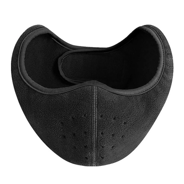 Alt view image 4 of 7 - Winter Windproof Face Mask, Warm Fleece Breathable Dust Mask | Stay warm with soft polar fleece, breathable airflow, adjustable fit, and windproof protection for winter outdoor activities