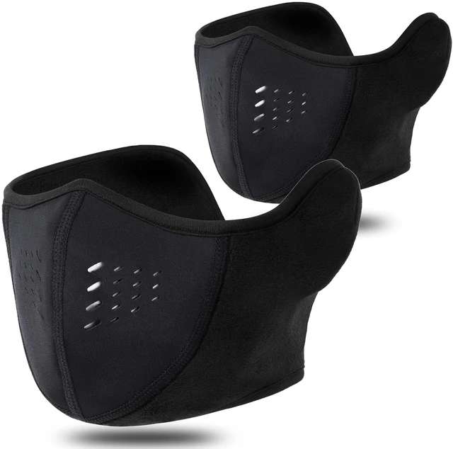 Main image of Breathable Half Face Mask for Men Women Warm Thermal Balaclava | Windproof Skiing Snowboarding Motorcycle Cycling Hiking Winter Cold Weather Outdoor Sports
