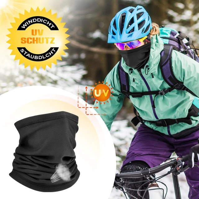 Alt view image 3 of 6 - Winter Neck Warmer Gaiter Windproof Face Mask Ski Mask Half Balaclava for Ski Snowboard